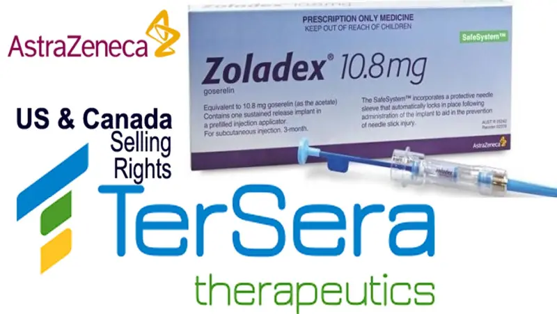 Selling rights of Zoladex medication sold to TerSera for USA and Canada