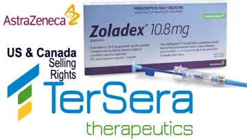 Selling rights of Zoladex medication sold to TerSera for USA and Canada