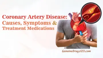 Coronary Artery Disease Causes Signs and Symptoms Treatment Medication