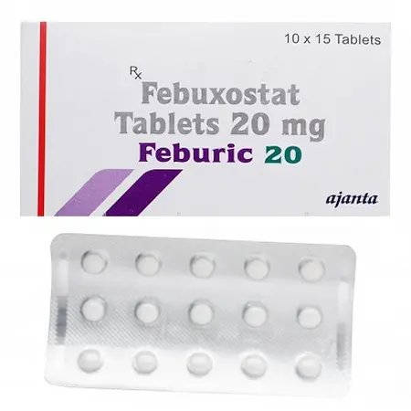 buy genuine drugs generic febuxostat 20 mg tablet