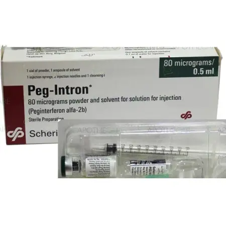 buy genuine drugs brand pegintron viraferonpeg 80 mcg vial merck