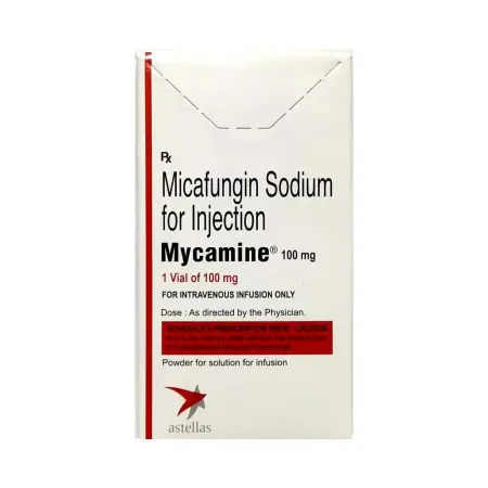 buy genuine drugs brand mycamine 100 mg vial astellas pharma