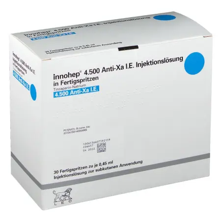 buy genuine drugs brand innohep 4500iu 0.45ml vial leo