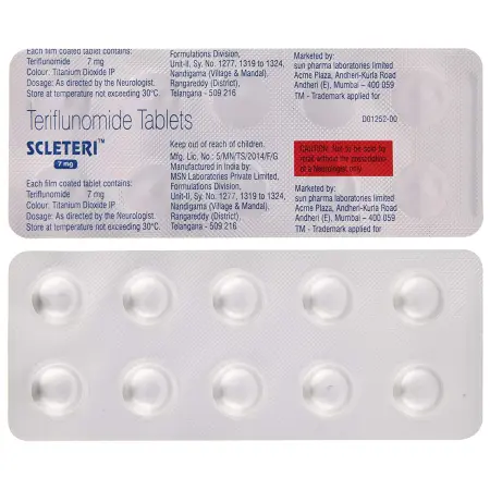buy genuine drugs generic teriflunomide 7 mg tablet