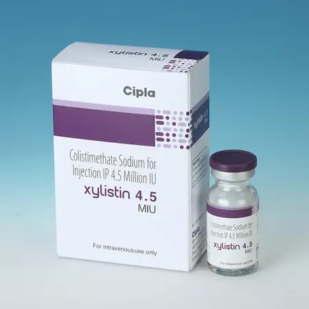 buy genuine drugs brand xylistin 4.5 miu vial cipla